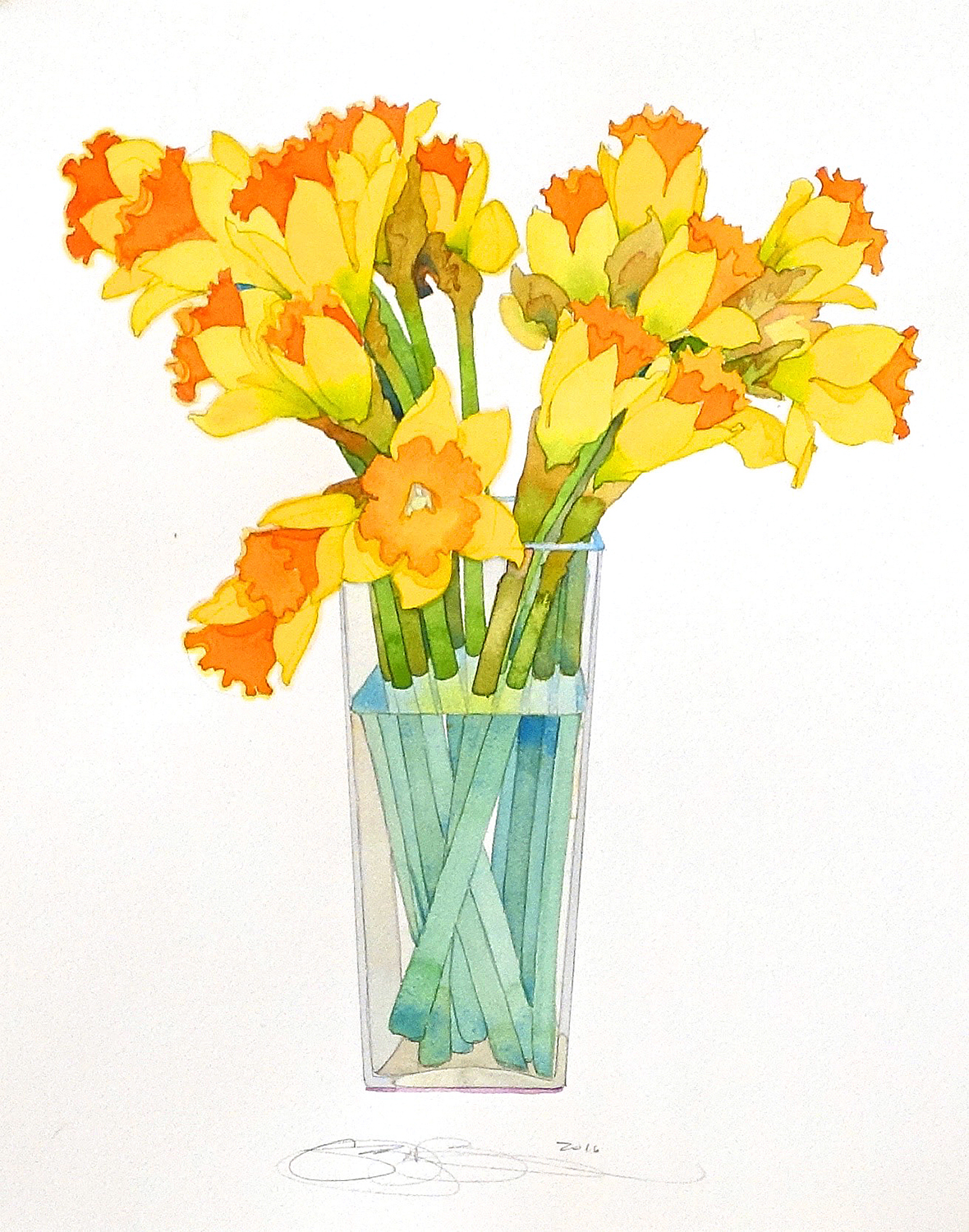 Gary Bukovnik - Daffodils, 2016 - Jody Klotz Fine Art